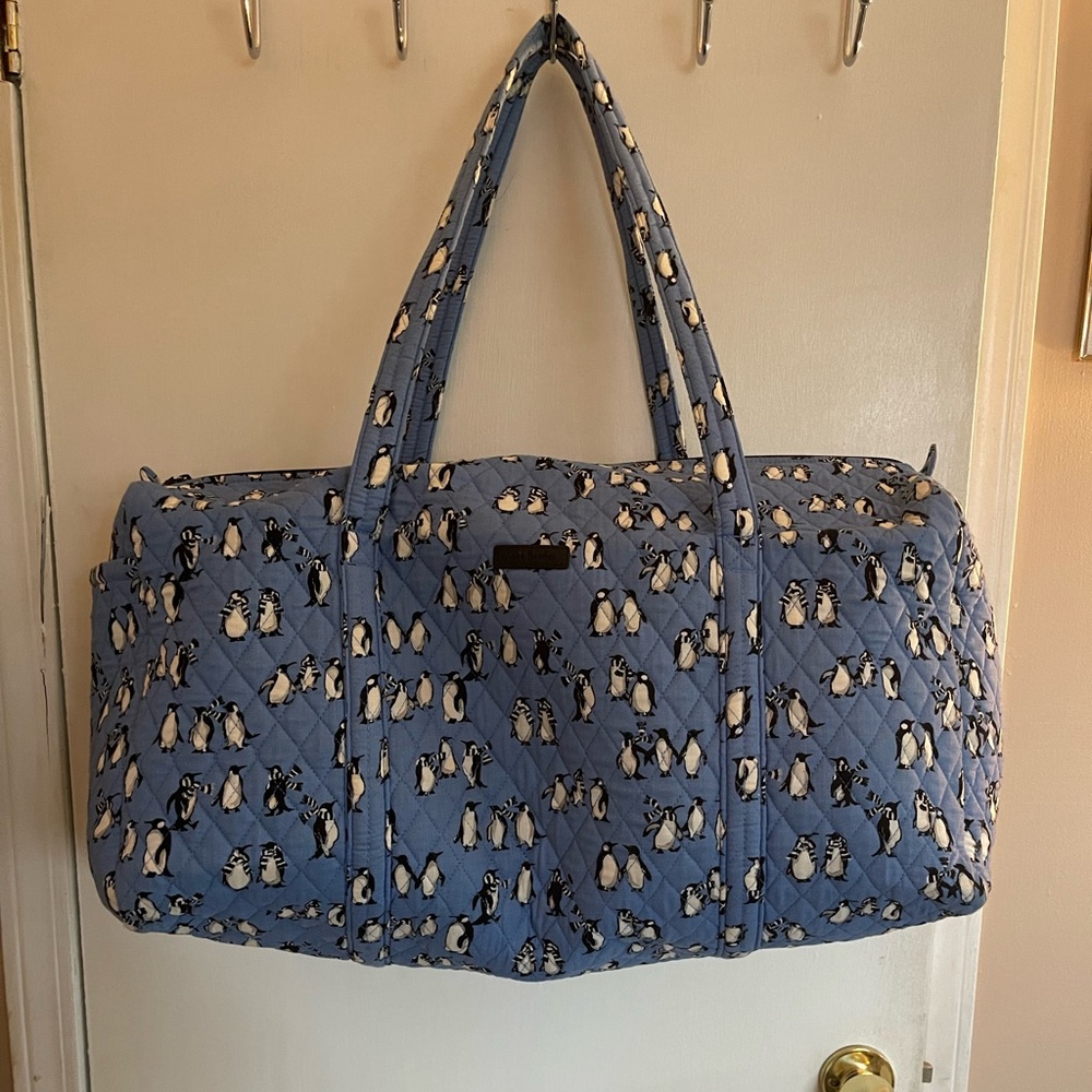 Vera Bradley Blue Penguin Travel Bag